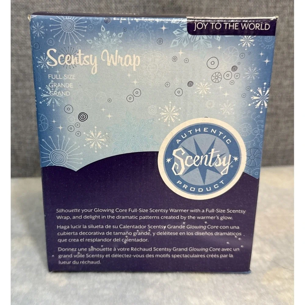 Scentsy JOY TO THE WORLD Warmer Wrap Full Size Christmas WRAP‎ ONLY NEW